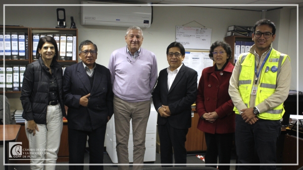 CÁMARA DE COMERCIO Y PRODUCCIÓN DE PUNO Y AEROPUERTOS ANDINOS IMPULSAN PROYECTO PARA MEJORAR EL AEROPUERTO DE JULIACA